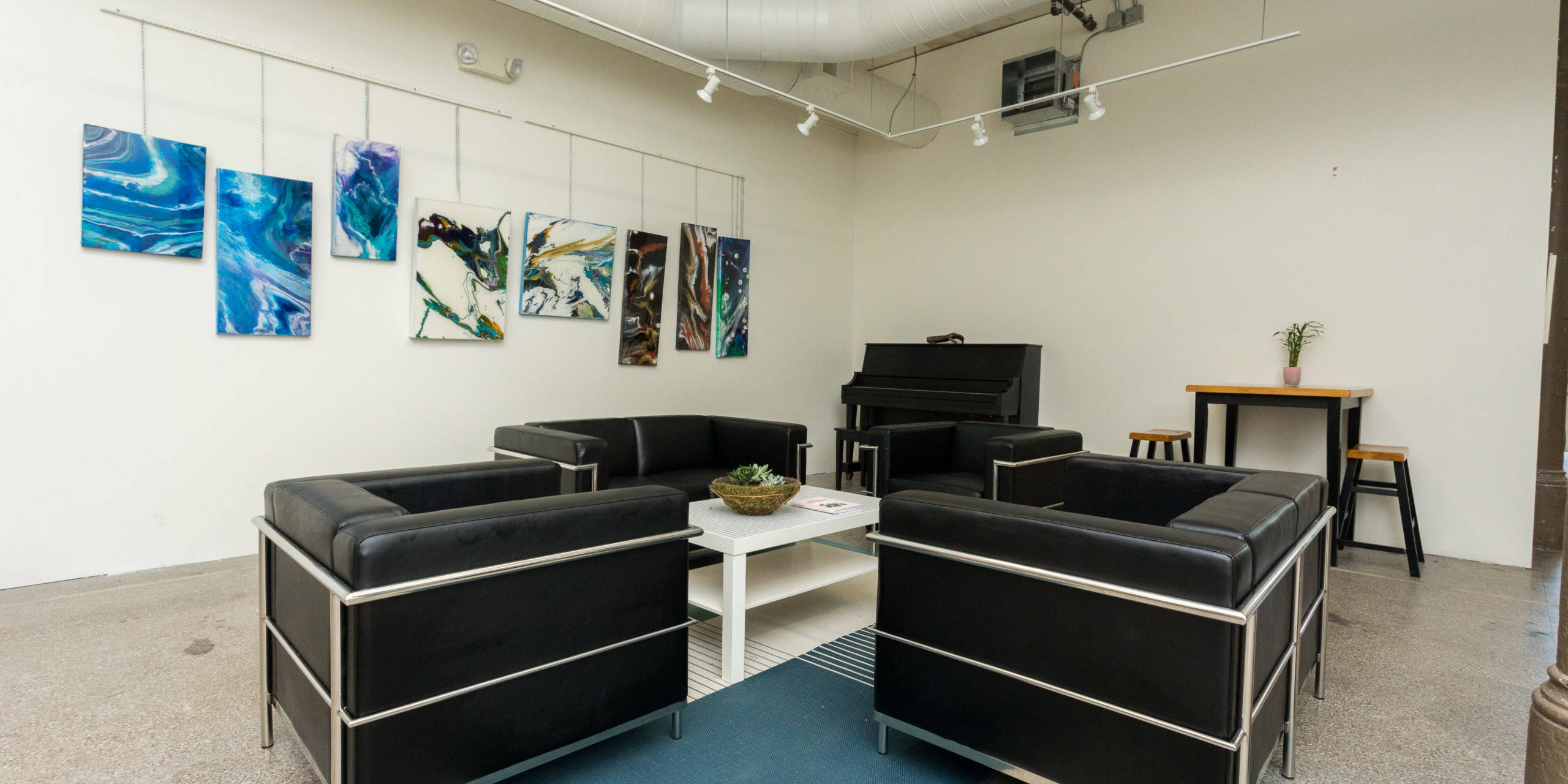 Community area in Cowork Fergus Falls, located in Minnesota