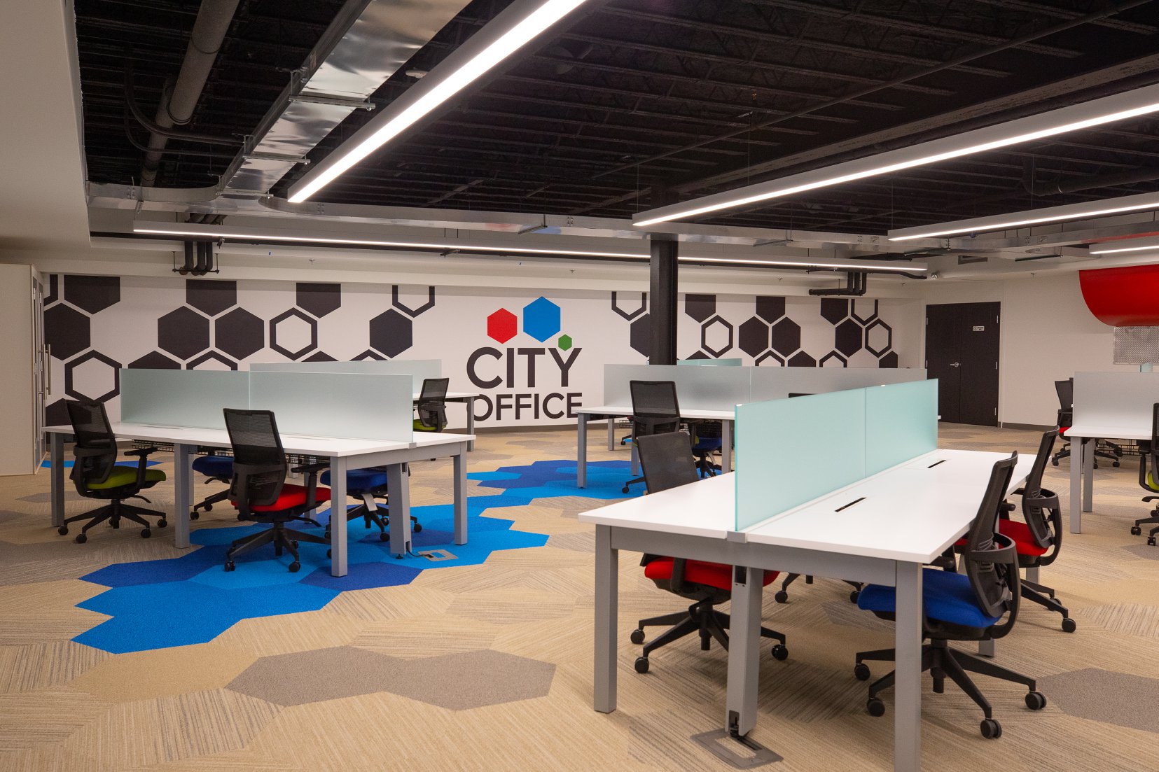 Shared Desk Space at City Office