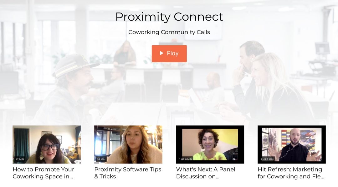 Proximity Connect Video Channel
